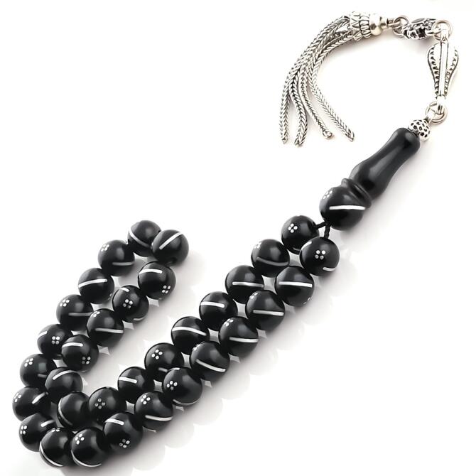 Çember İşleme Gürcistan Oltu Taşı Tesbih - Tesbihcibaba