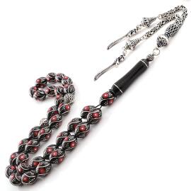 Çeşmi Bülbül Zülfikar Püskül Erzurum Oltu Taşı Tesbih - 1