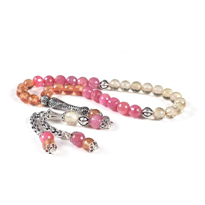 Cevahir-Değerli Taşlardan Özel Tasarım Tesbih - Tesbihcibaba