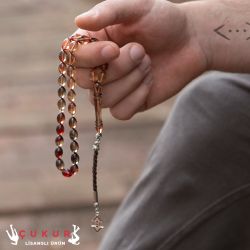 ÇUKUR | Sıkma Kehribar Tesbih - 2