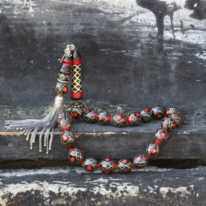 Dadaş Diyarından Usta İşi Nakkaş İmame Efe Tesbihi - Tesbihcibaba