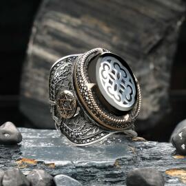 Hatemkar Usta-Mührü Süleyman Erzurum Oltu Taşı Yüzük - 2