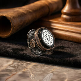 Hatemkar Usta-Mührü Süleyman Erzurum Oltu Taşı Yüzük - 1