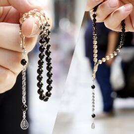 Diyarbakır Süzmesi Serçe Boy Sıkma Kehribar Tesbih - 3