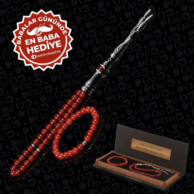 Akik Doğal Taş Tesbih ve Bileklik Seti En Güzel Hediye - Tesbihcibaba