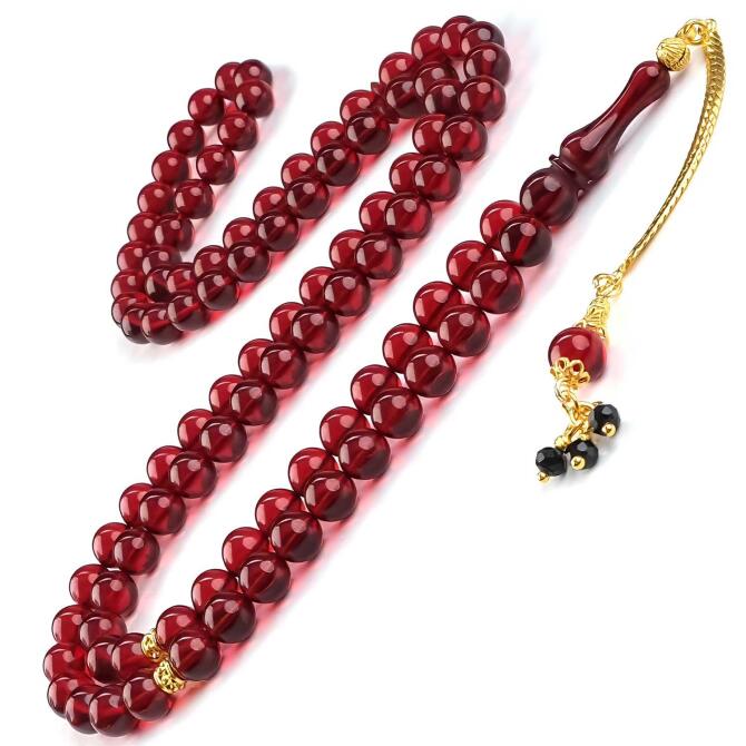 Dua Taneleri Ateş Kehribarı Namaz Tesbihi - Tesbihcibaba