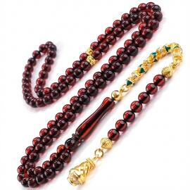 Dua Taneleri Baltık İncisi Damla Kehribar Tesbih - Tesbihcibaba