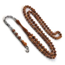 Dua Taneleri Gümüş Tasarım Kuka Namaz Tesbihi - 2