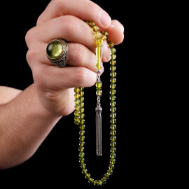 Dua Taneleri Karayip Kehribarı Namaz Tesbih - 2