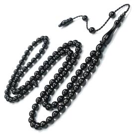 Dua Taneleri Mini Habbeli Erzurum Oltu Taşı Tesbih - 4