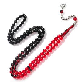 Dua Taneleri Renk Süzmesi Sıkma Kehribar Namaz Tesbihi - 2