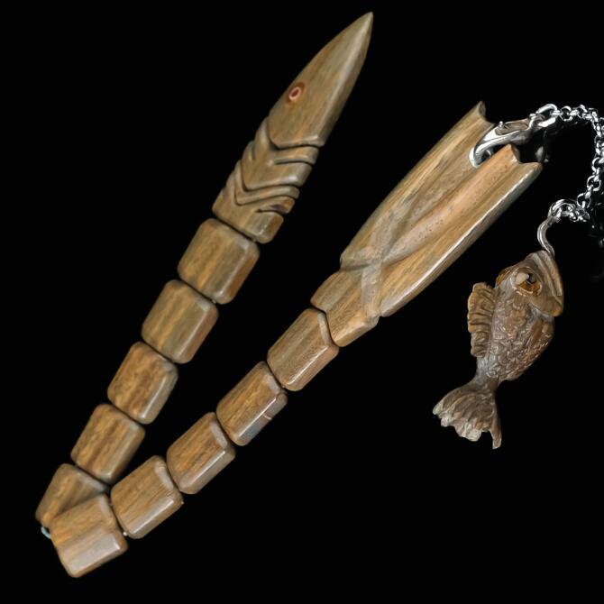 Dünyada Tek Pelesenk Ağacı Balık Tesbih - Tesbihcibaba