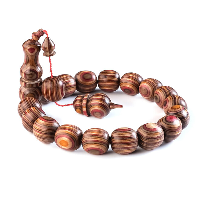 Efe Collection Kafur Ağacı Naturel Mix Tesbih - Tesbihcibaba