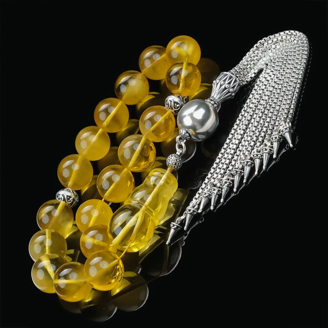 Efeler Efesi Has Damla Kehribar Tesbih - Tesbihcibaba