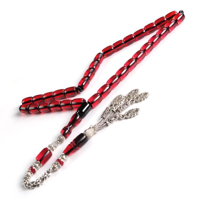 Efes Model Ateş Kehribarı Tesbih - Tesbihcibaba