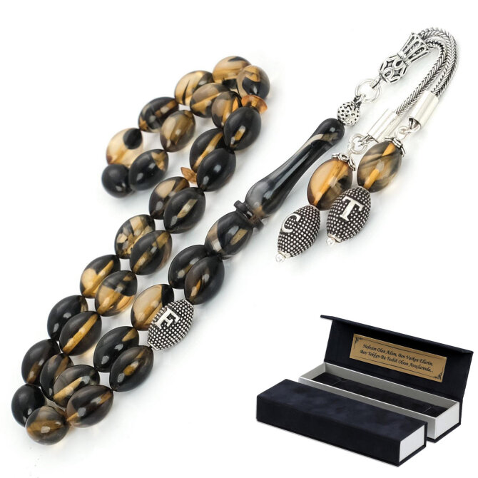 Efsane Renk Füme Harf Tasarım Kişiye Özel Tesbih - Tesbihcibaba