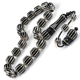 El İşi Özel Yapım Erzurum Oltu Tesbih ve Yüzük Seti - 4