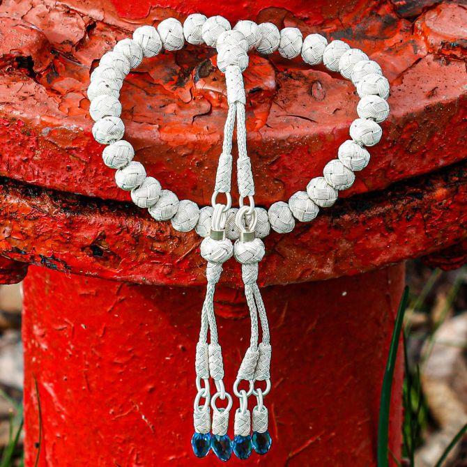 El Örmesi Gümüş Tesbih - Tesbihcibaba