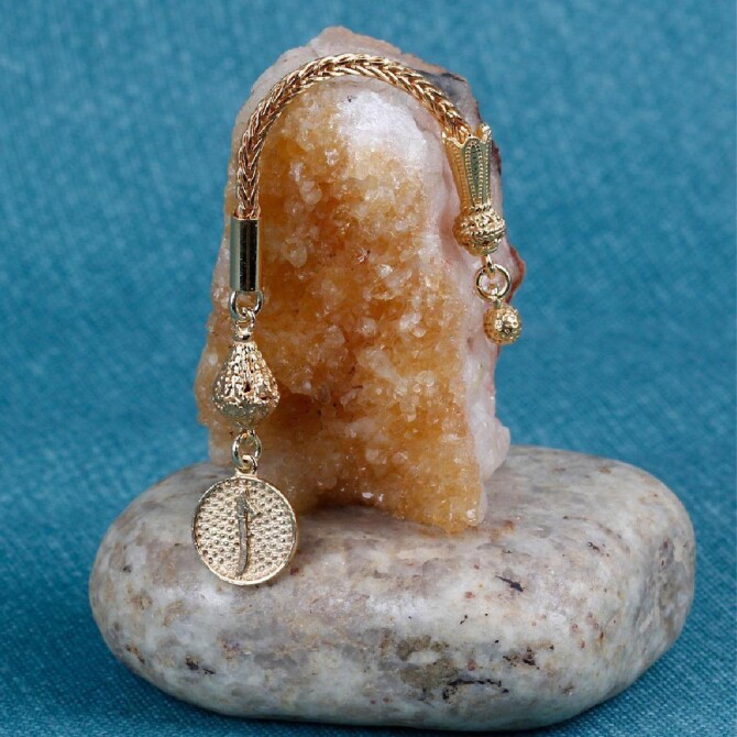 Alif Design Silver Prayer Beads Tassel