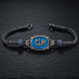 Elif Vav Tasarım Mavi Mine Kazaz Bileklik - 1