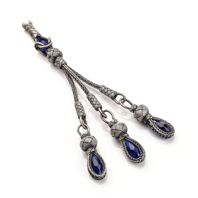 Eskitme El İşi 1000 Ayar Kazaz Tesbih Püskülü - Tesbihcibaba