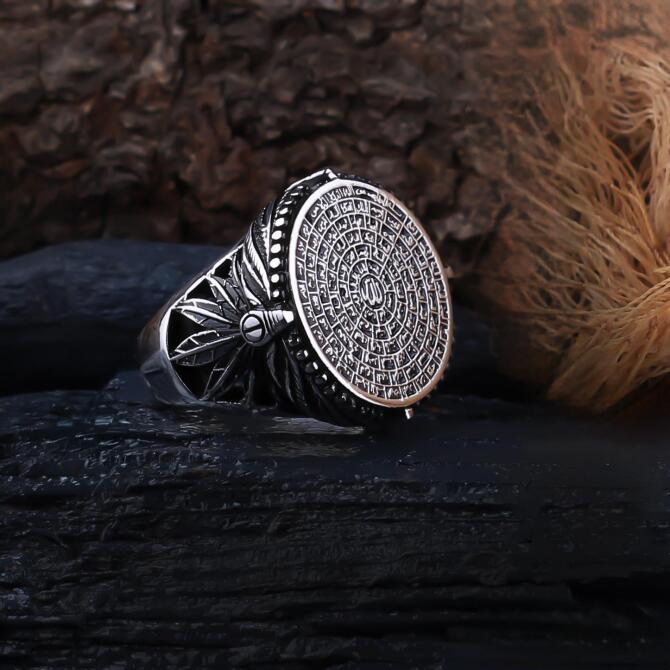 Asma ul-Husna Yüce Allah'ın 99 İsmi Silver Ring