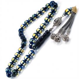 Faseta Kesim Old Class Hediyelik Damla Kehribar Tesbih - Tesbihcibaba