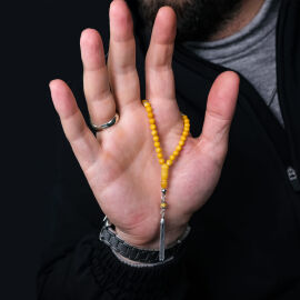 Finger Collection 3 Parmak Antik Damla Kehribar Tesbih - 2