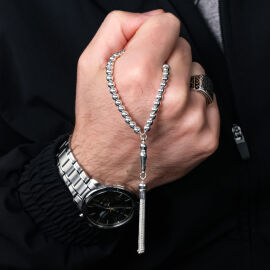 Finger Collection 3 Parmak Misket 925 Ayar Gümüş Tesbih - 1