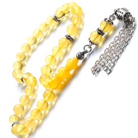 Finger Collection Mini Boy Lime Damla Kehribar Tesbih - 2