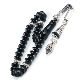 Finger Collection Tekerlek Kesim Erzurum Oltu Taşı Tesbih - Tesbihcibaba