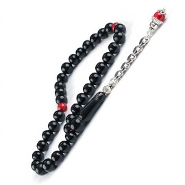 Finger Collection Yakut Detay Erzurum Oltu Taşı Tesbih - Tesbihcibaba