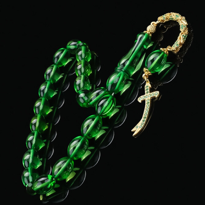 Karayip Elması Maskot Boy Damla Kehribar Tesbih - Tesbihcibaba