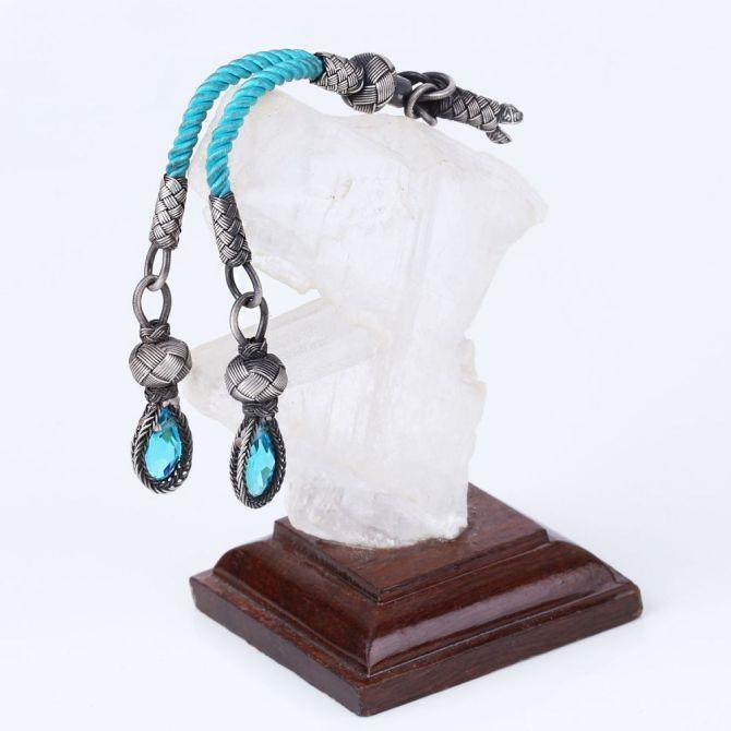 Silver El Woven Kazaz Prayer Beads Tassel