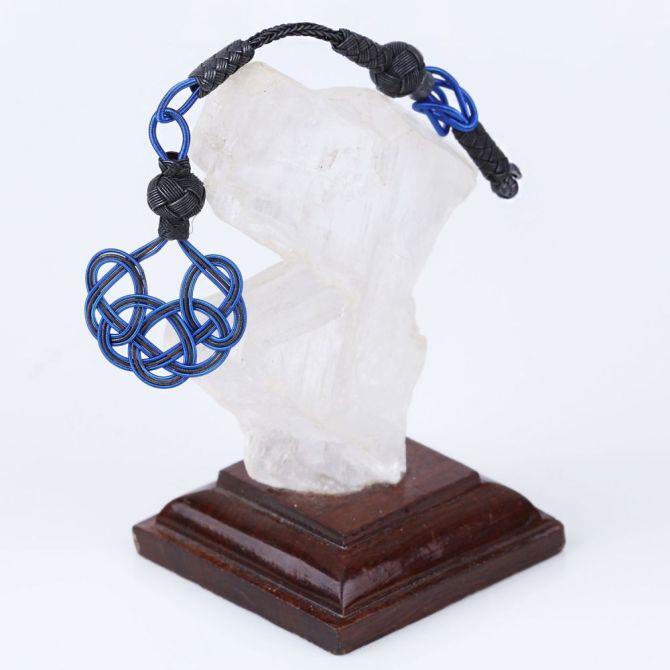 1000 K Silver El Woven Prayer Beads Tassel