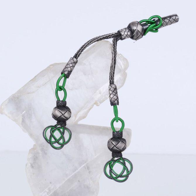 Kazaz Silver El Woven Prayer Beads Tassel