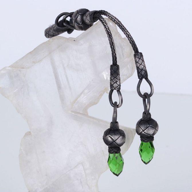 Silver Kazaziye El Woven Prayer Beads Tassel