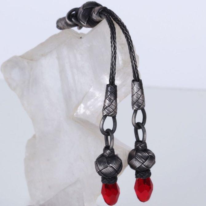 Special Design Silver El Woven Prayer Beads Tassel