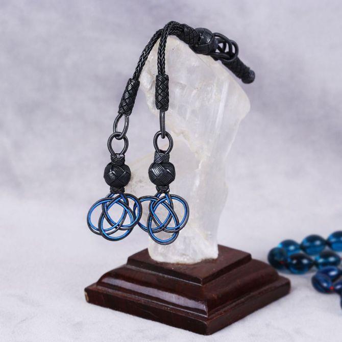 1000 K Silver El Woven Prayer Beads Tassel