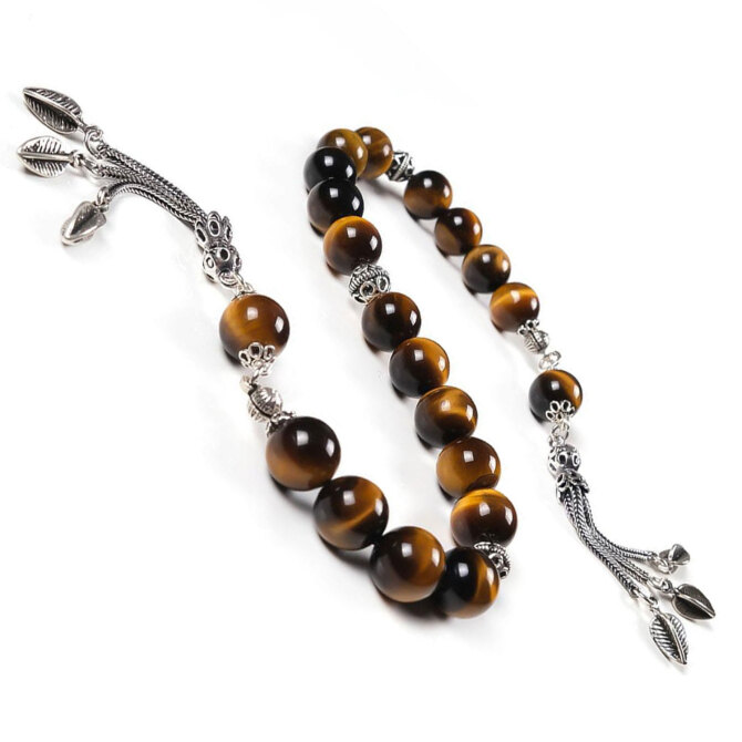 Gümüş Tasarım Kaplangözü Doğaltaş Zaza Tesbih - Tesbihcibaba