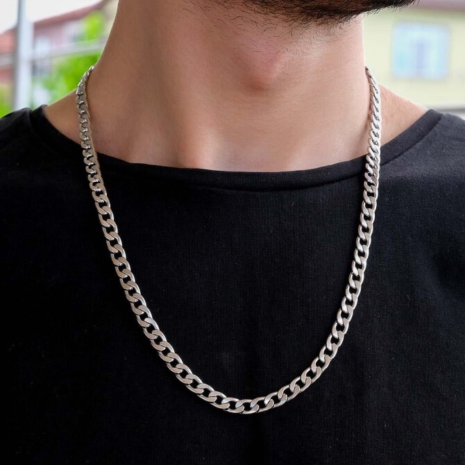 Gurmet Model Paslanmaz Kral Çelik Erkek Kolye - Tesbihcibaba