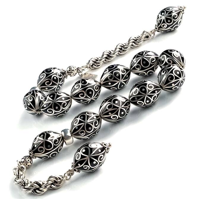 Hatemkari Koleksiyonu - Erzurum Oltu Taşı Zaza Tesbih - Tesbihcibaba