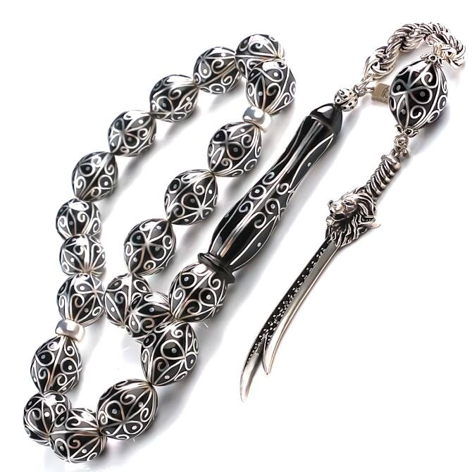 Hatemkari Maskot Model Erzurum Oltu Taşı Tesbih - Tesbihcibaba