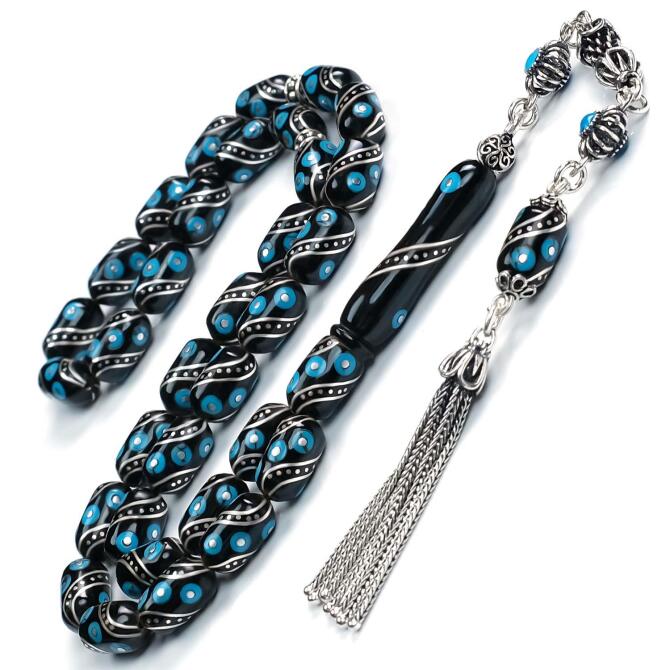 Hatemkari - Su Damlası Erzurum Oltu Taşı Tesbih - Tesbihcibaba