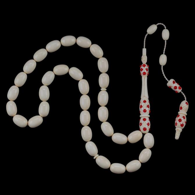 Hüseyin Çelik Usta Mercan İşleme Tesbih - Tesbihcibaba