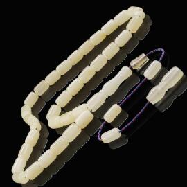 İce Amber Sistemli Kapsül Kesim Damla Kehribar Tesbih - 1