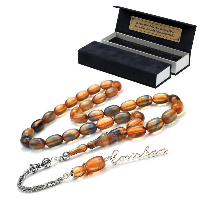 İmza Model Damarlı Yapısıyla İsme Özel Tesbih - Tesbihcibaba