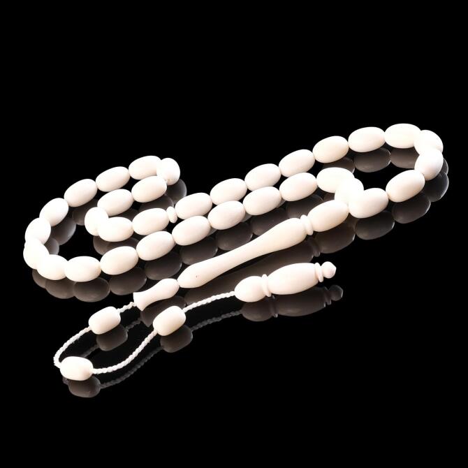 İnce İşçilikli Deve Kemiği Tesbih - Tesbihcibaba