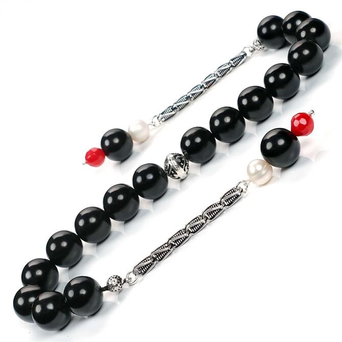 İnci Tasarım Oltu Taşı Zaza Tesbih - Tesbihcibaba