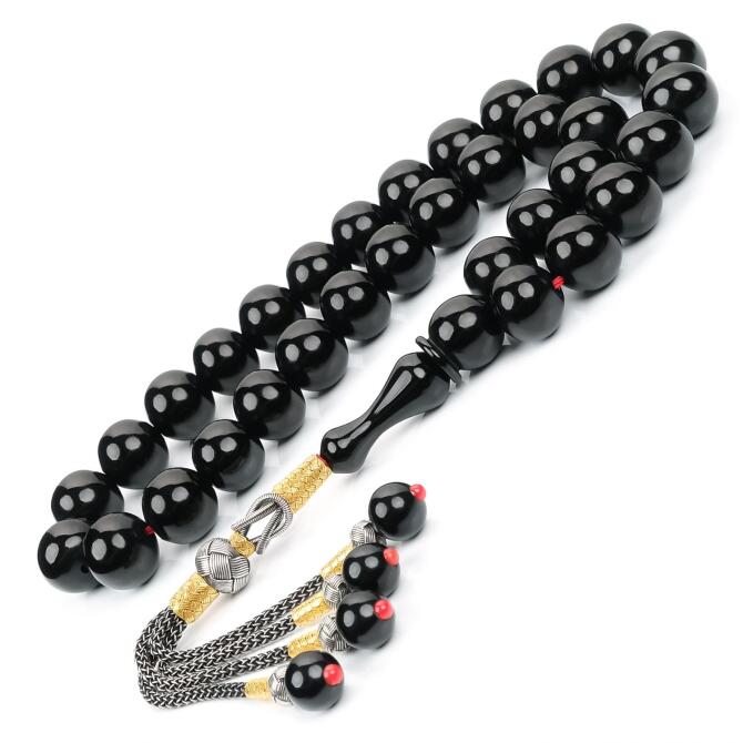 İskender Usta Gümüş İşçilikli Altın Örme Osmanlı Tesbih - Tesbihcibaba